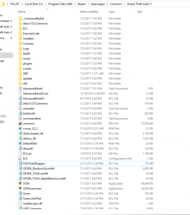 Here is my directory: