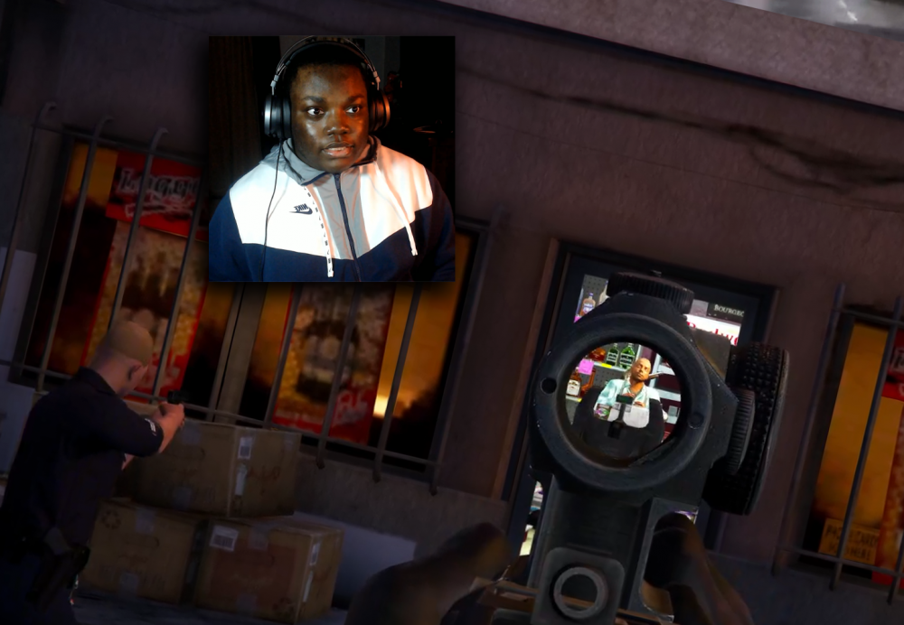 lujerex aiming at a hostage/criminal situation with an AR.