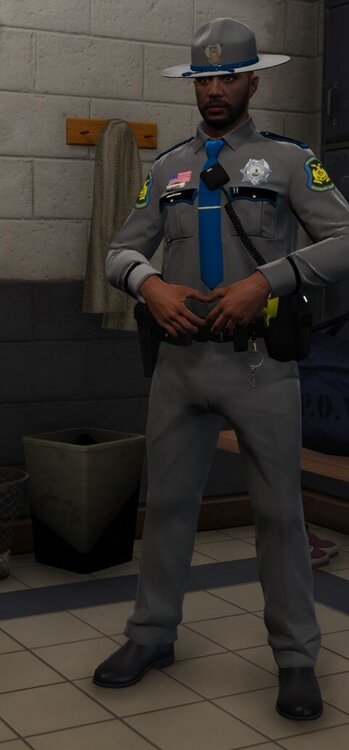 Could contain: person, clothing, footwear, police officer, security, law enforcement, uniform, trousers, man, ground, wearing, outdoor, military uniform