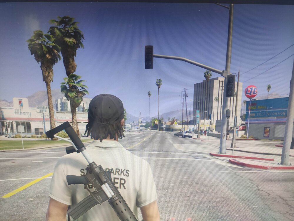 Could contain: sky, outdoor, bicycle, land vehicle, tree, person, road, street, ground