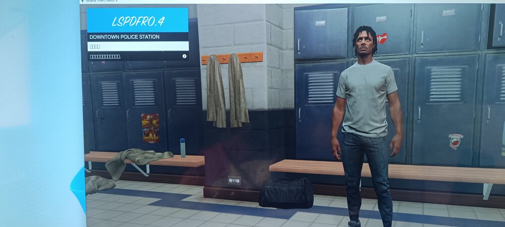 Could contain: clothing, footwear, screenshot, man, jeans, text, furniture, trousers, pc game, person, fashion
