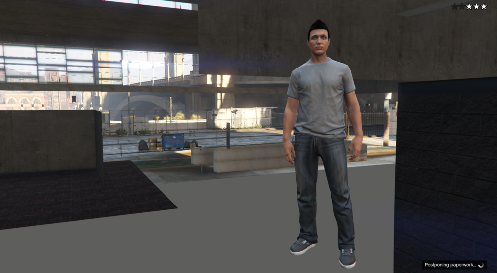Could contain: clothing, screenshot, man, person, jeans, trousers, standing, footwear, pc game, 3d modeling, indoor