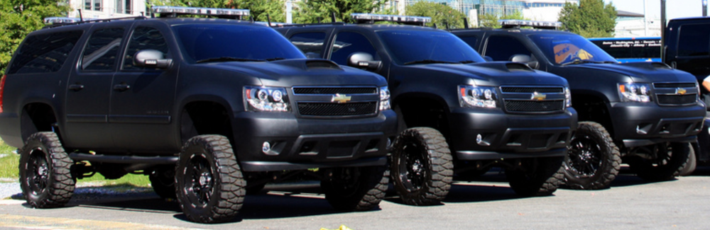 Could contain: tire, vehicle, wheel, land vehicle, outdoor, auto part, bumper, sport utility vehicle, transport, truck, automotive tire, motor vehicle, pickup truck, automotive exterior, fender, general motors, tread, chevrolet, compact sport utility vehicle, chevrolet silverado, ford f-series, grille, road, parked, police, car