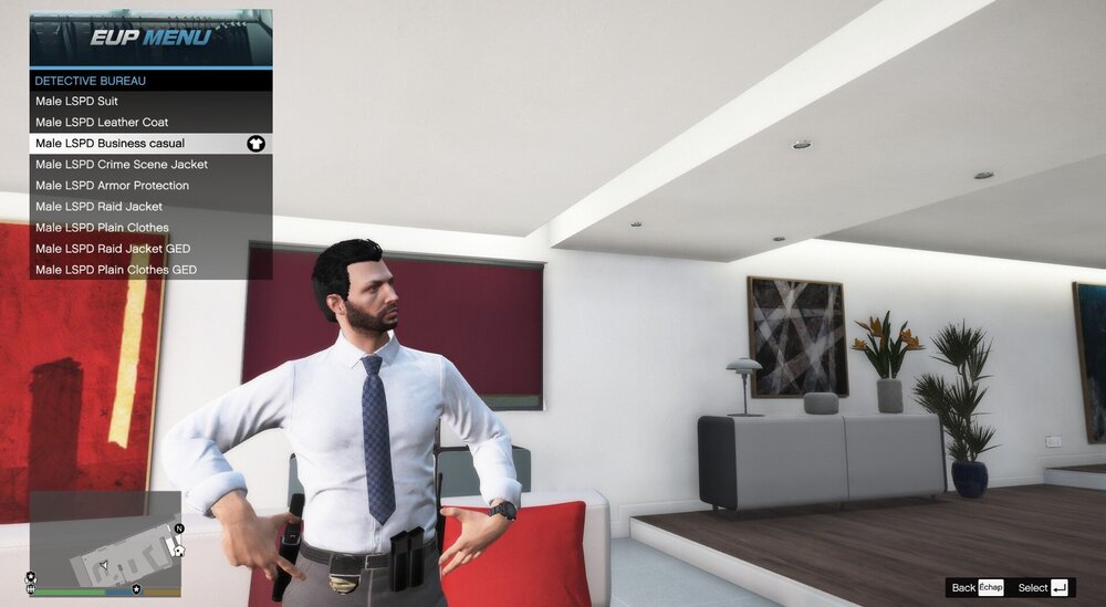 Could contain: clothing, wall, person, text, indoor, furniture, screenshot, interior design, man, human face, ceiling, design