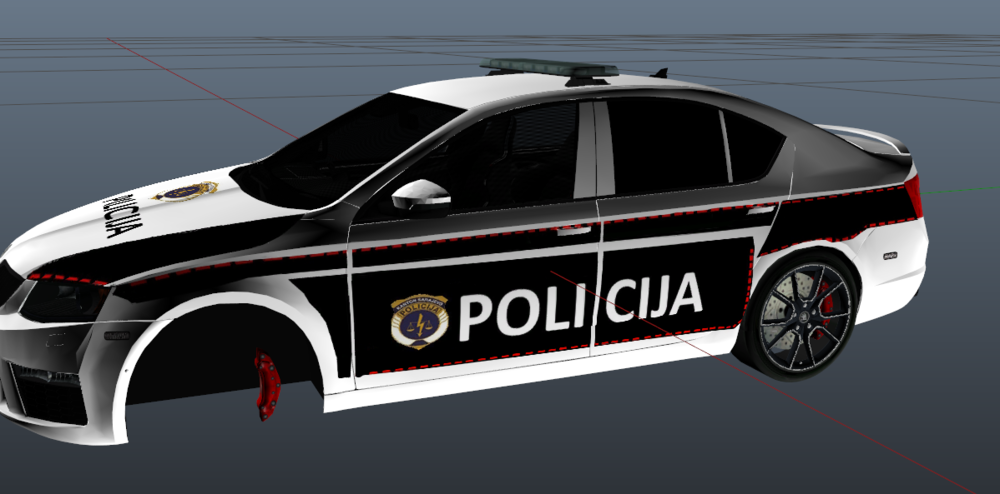 Could contain: vehicle, land vehicle, wheel, transport, auto part, car, tire, text, police car, outdoor, police