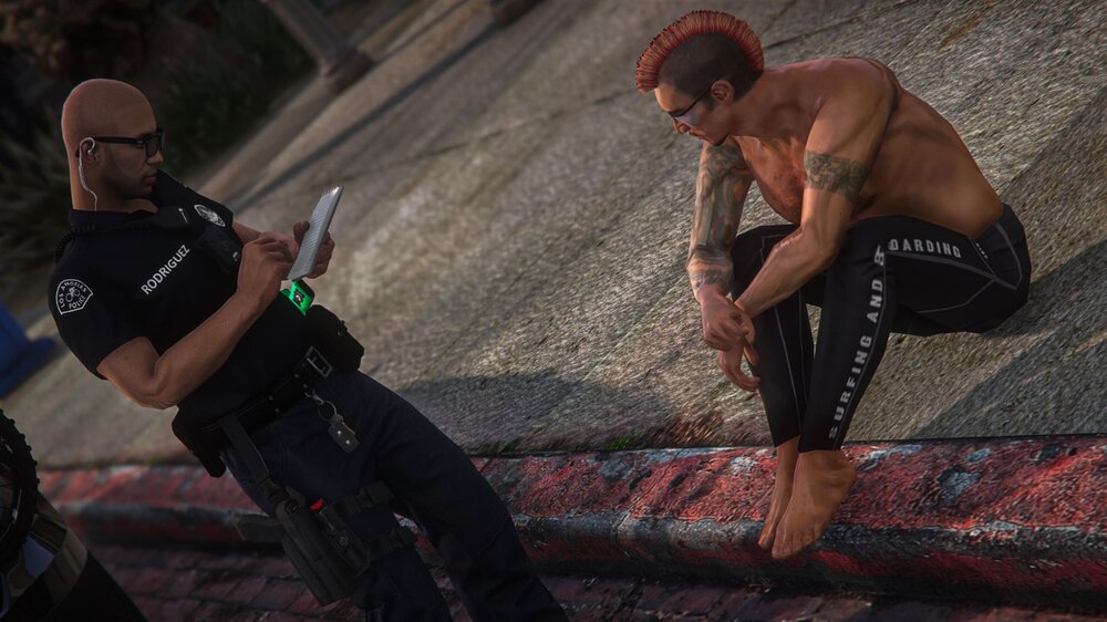 Could contain: person, clothing, human face, outdoor, man, footwear, muscle, ground