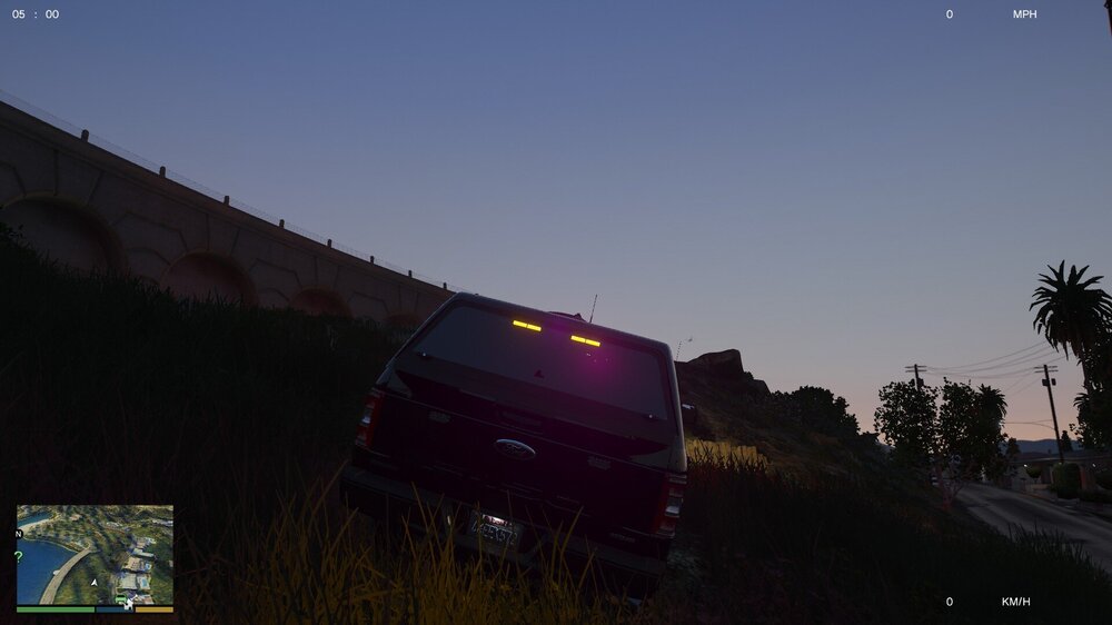 Could contain: outdoor, land vehicle, vehicle, sky, tree, screenshot, truck