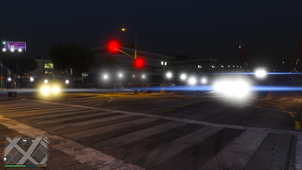 all lights are too bright in the night - GTA V & RPH Support 