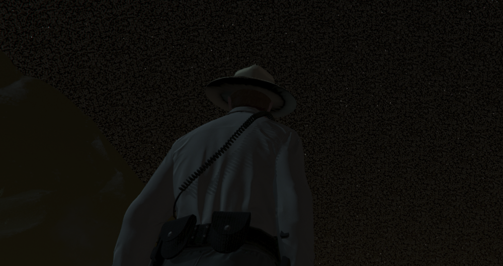 Could contain: clothing, hat, darkness, black, person, night