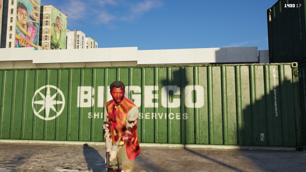 Could contain: outdoor, clothing, sky, footwear, waste container, cloud, person, ground, street