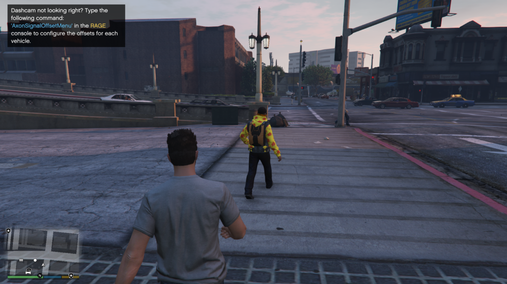 Could contain: outdoor, clothing, sky, person, man, cloud, street, footwear, screenshot, road, ground, way