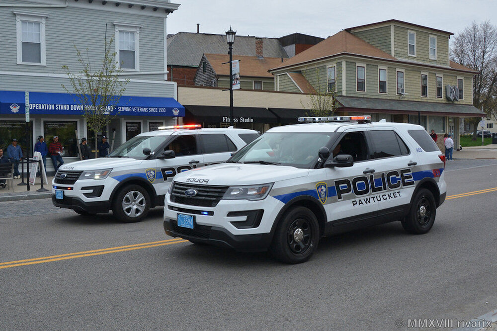 Could contain: vehicle, land vehicle, wheel, outdoor, text, police car, law enforcement, tire, building, vehicle registration plate, road, bumper, sport utility vehicle, ford, emergency vehicle, emergency service, full-size car, car, automotive exterior, compact sport utility vehicle, ford motor company, motor vehicle, auto part, transport, street, emergency, police