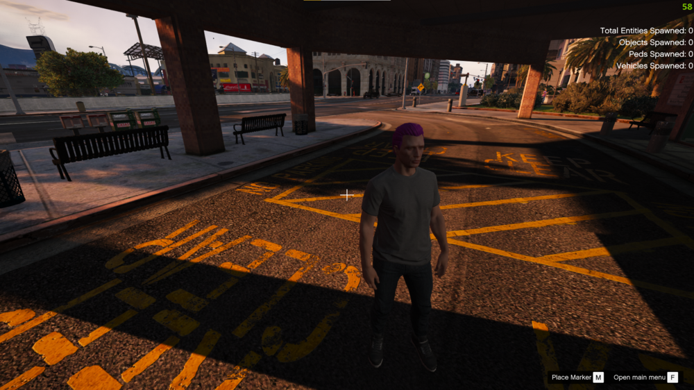 Could contain: screenshot, outdoor, sky, footwear, clothing, pc game, ground, person, street