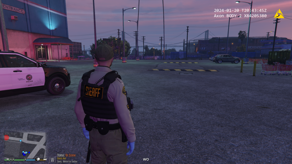 Could contain: land vehicle, vehicle, sky, car, outdoor, clothing, pc game, person, screenshot, wheel, text, purple