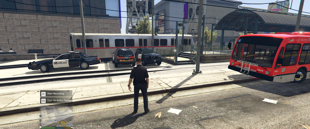 Could contain: outdoor, vehicle, land vehicle, building, mode of transport, wheel, transport, road, public transport, bus, ground, tram, red, street