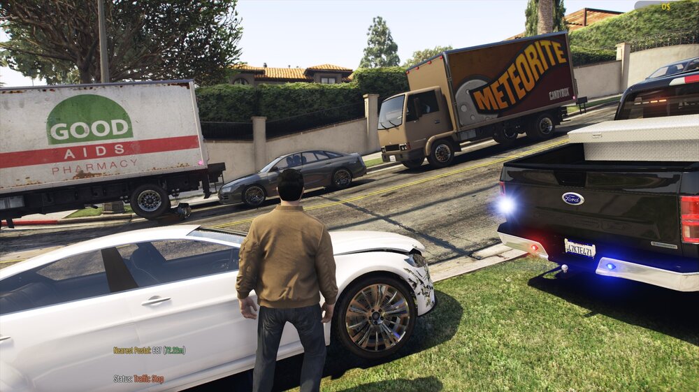 Could contain: wheel, vehicle, land vehicle, outdoor, text, tire, transport, auto part, truck, motor vehicle, grass, car, trailer