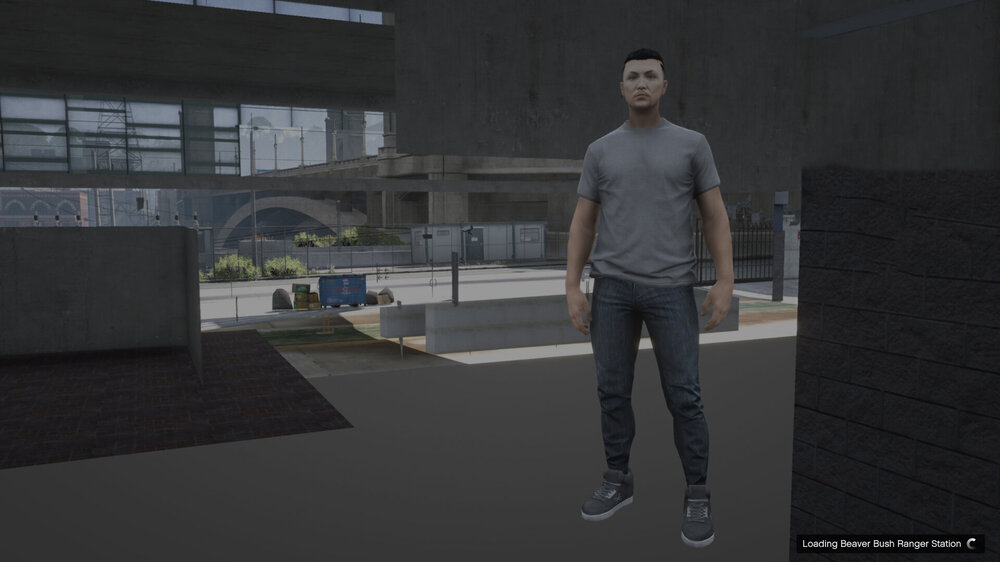 Could contain: screenshot, clothing, footwear, pc game, 3d modeling, digital compositing, man, video game software, person, jeans, standing