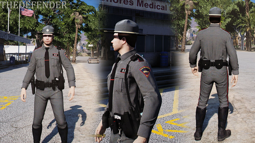 Could contain: person, outdoor, man, clothing, tree, trousers, footwear, security, police officer, road, street, ground, officer, wearing, military uniform