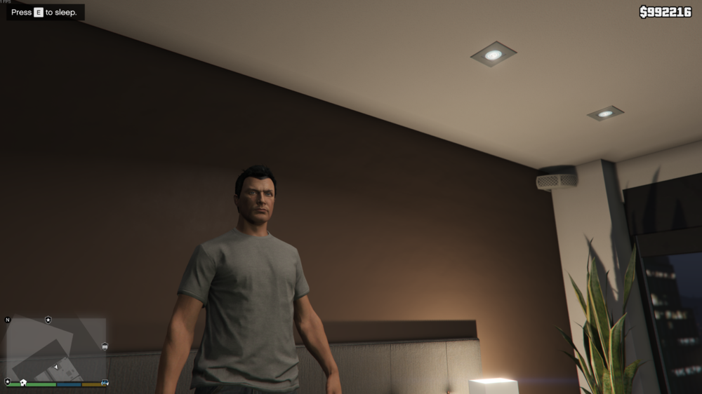 Could contain: wall, man, person, clothing, indoor, screenshot, human face, computer, ceiling