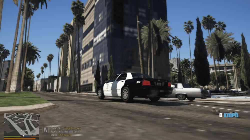 Could contain: outdoor, vehicle, land vehicle, palm tree, sky, car, road, wheel, tire, arecales, palm, street, tree