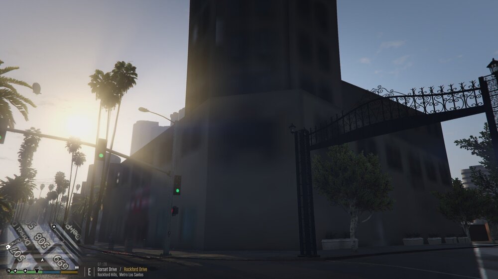 Could contain: sky, outdoor, tree, palm tree, cloud, infrastructure, street, sunrise, city, light