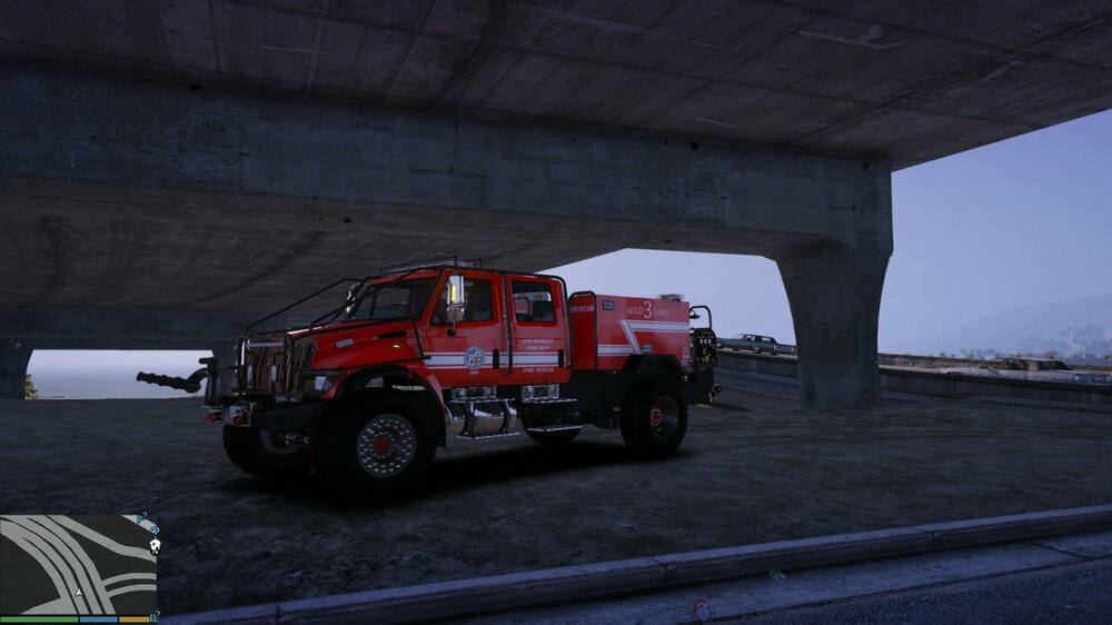 Could contain: tire, wheel, vehicle, land vehicle, sky, outdoor, auto part, automotive tire, truck, road, transport, ground, red