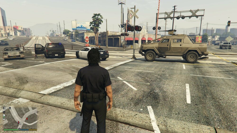 Could contain: sky, outdoor, vehicle, wheel, land vehicle, clothing, tire, truck, person, military vehicle, ground, street