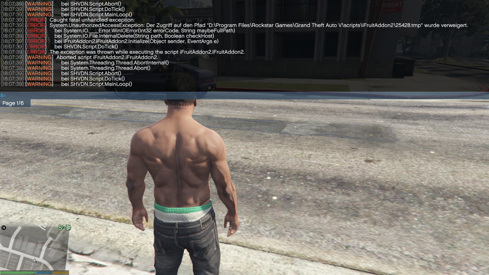 Could contain: man, clothing, person, male person, barechested, outdoor, screenshot, trousers, ground, muscle, text, shorts, standing, shirtless