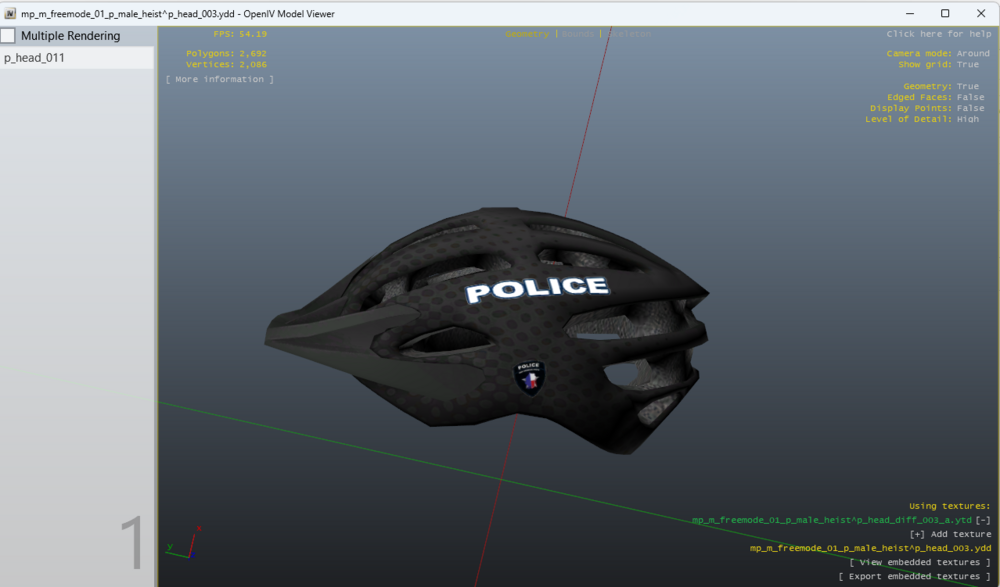 Could contain: text, screenshot, multimedia software, graphics software, 3d modeling, helmet