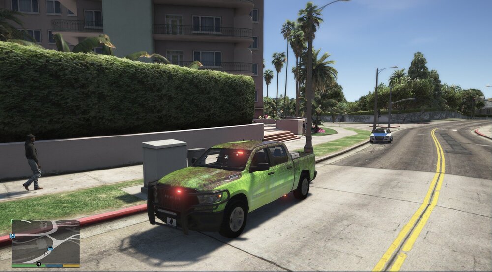 Could contain: outdoor, wheel, vehicle, road, land vehicle, sky, tree, car, tire, transport, asphalt, road surface, street, ground