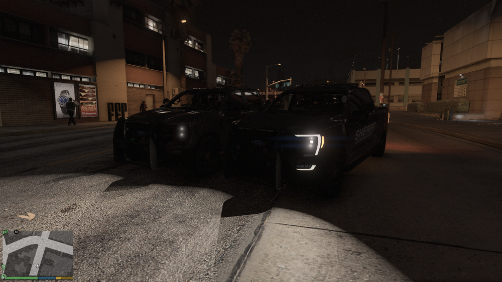 Could contain: vehicle, land vehicle, wheel, car, tire, outdoor, screenshot, transport, ground, auto part, street, night, military vehicle