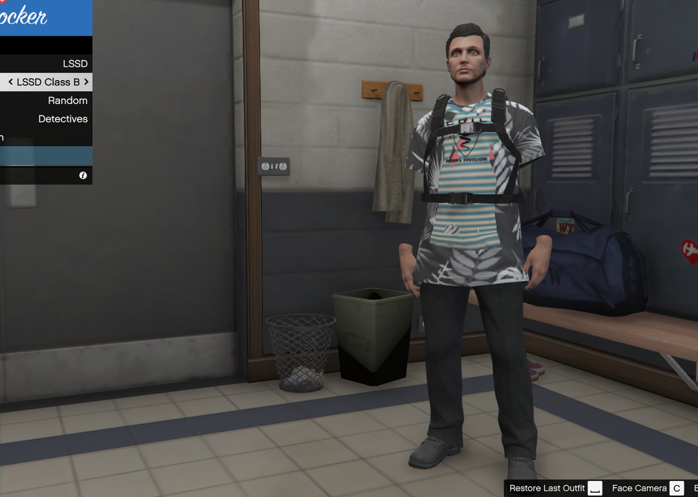 Could contain: clothing, screenshot, footwear, person, pc game, luggage and bags, text, video game software, human face, 3d modeling, indoor