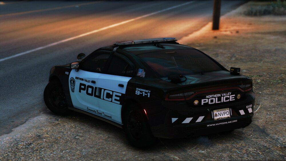 Could contain: text, vehicle, land vehicle, road, outdoor, wheel, tire, street, vehicle registration plate, auto part, sports car, ground, car, police