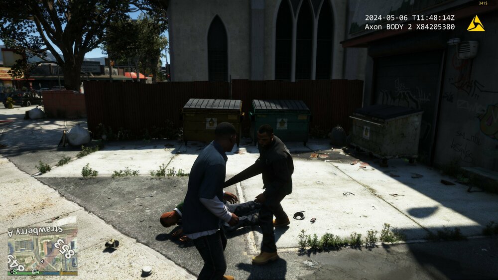 Could contain: clothing, footwear, outdoor, ground, tree, person, street, pogo stick