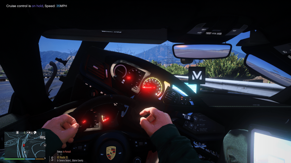 Could contain: cockpit, person, vehicle, car, transport, windshield, auto part, driving, outdoor
