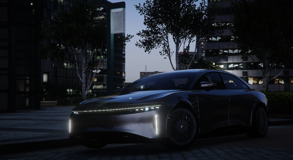 Could contain: vehicle, land vehicle, wheel, outdoor, automotive design, luxury vehicle, transport, sports car, road, auto part, mid-size car, personal luxury car, supercar, sports sedan, tire, ground, night, street, car