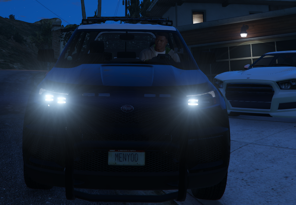 Could contain: vehicle, land vehicle, outdoor, tire, wheel, auto part, automotive lighting, automotive exterior, bumper, headlamp, automotive design, hood, transport, motor vehicle, light, automotive tail & brake light, automotive side marker light, sport utility vehicle, automotive light bulb, automotive parking light, ground, parked, car, night