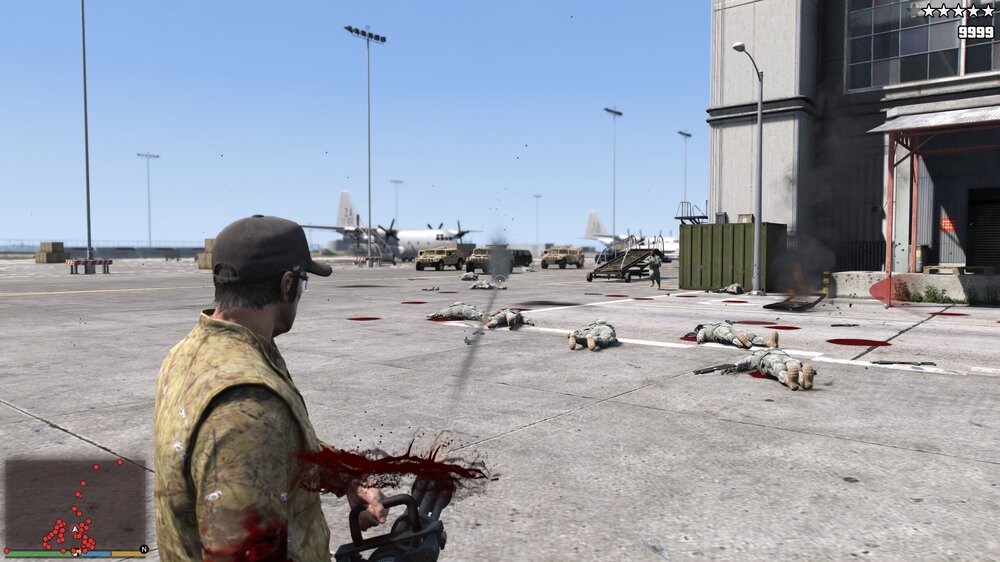 Could contain: sky, outdoor, clothing, person, aircraft, ground, vehicle, military