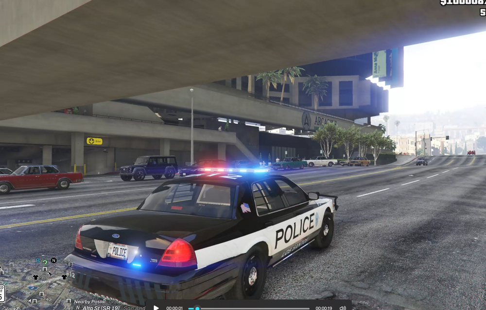 Could contain: vehicle, land vehicle, text, outdoor, wheel, road, building, vehicle registration plate, tire, mid-size car, sedan, full-size car, auto part, automotive tail & brake light, sports sedan, automotive exterior, transport, street, car, driving, police, light