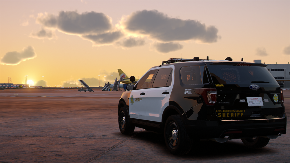 Could contain: transport, sky, land vehicle, outdoor, wheel, tire, motor vehicle, auto part, car, automotive tire, automotive exterior, sunset, sport utility vehicle, bumper, mode of transport, road, parked, ground, vehicle, van, sun, truck