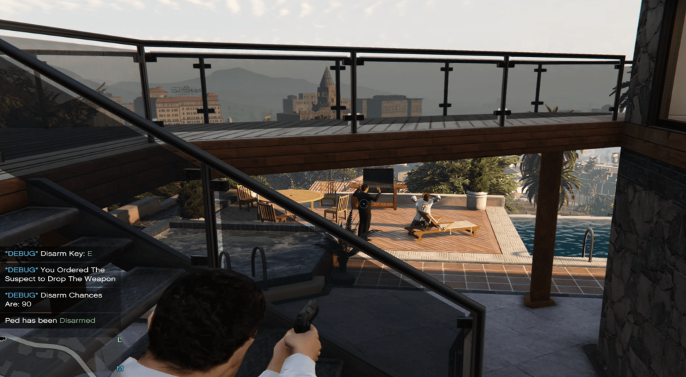 WIP DisarmThePed, Disarming Suspect by Input