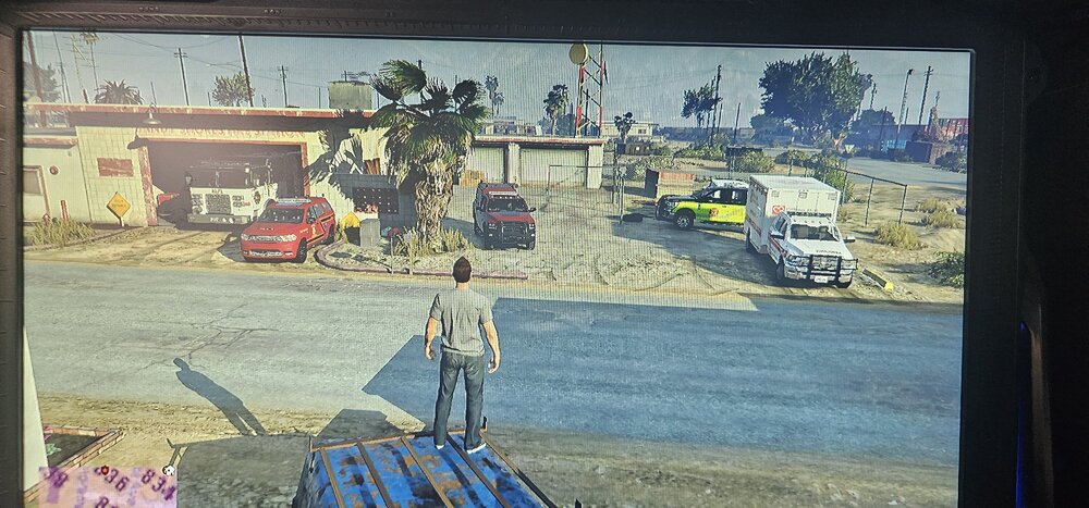 Could contain: text, land vehicle, vehicle, painting, outdoor, art