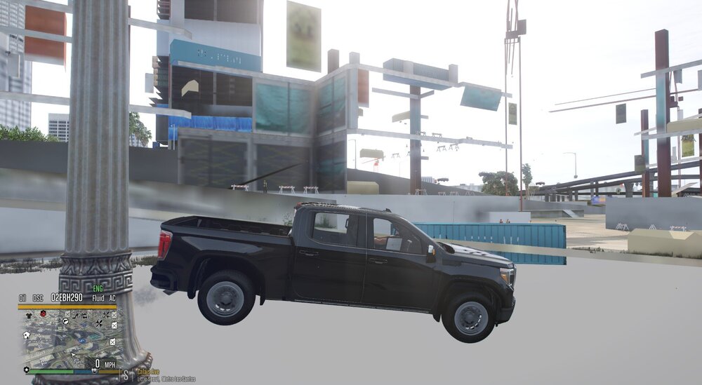 Could contain: vehicle, wheel, land vehicle, tire, building, sky, transport, outdoor, auto part, car, jeep, street