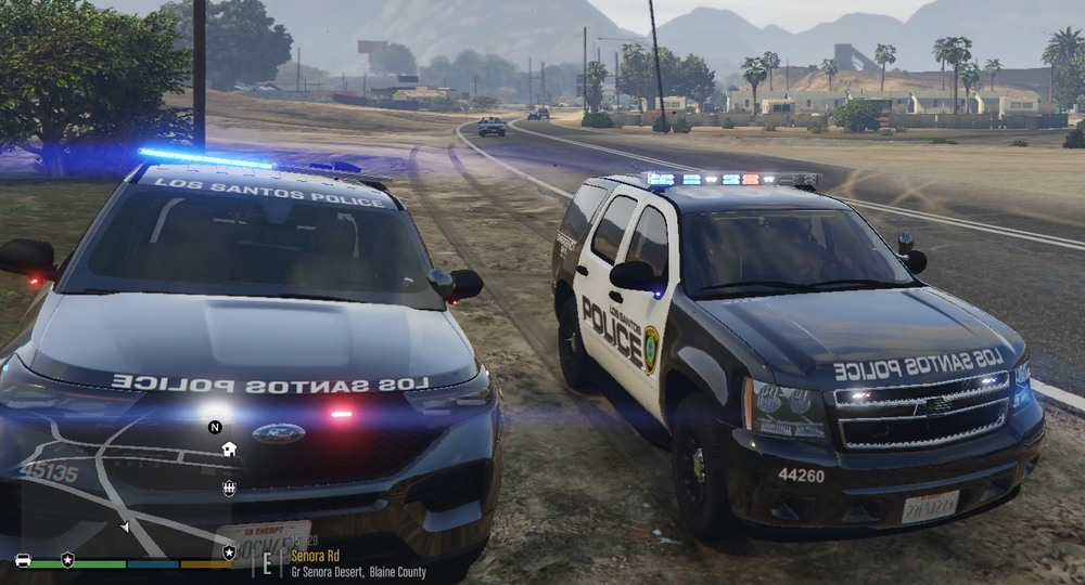 Could contain: vehicle, land vehicle, wheel, outdoor, tire, text, car, transport, vehicle registration plate, sport utility vehicle, police, bumper, motor vehicle, ford, van, auto part, compact sport utility vehicle, roof rack, ford motor company, automotive luggage rack, minivan, automotive exterior, road, emergency