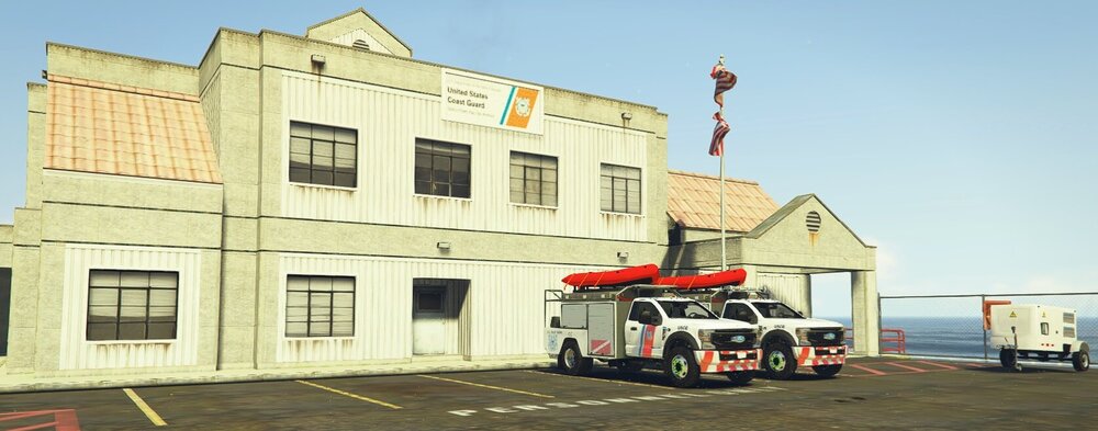 Could contain: sky, outdoor, vehicle, building, land vehicle, wheel, transport, firefighter, road, parked, fire, truck, street