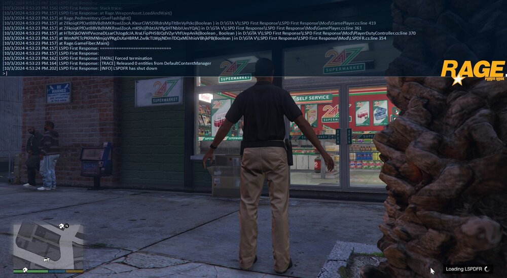 Could contain: text, screenshot, clothing, pc game, man, footwear, digital compositing, video game software, outdoor, street, ground