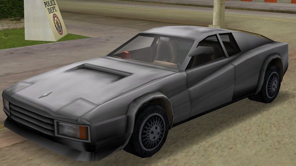 Could contain: vehicle, wheel, land vehicle, tire, transport, road, sports car, ground, outdoor, auto part, hood, coupa, car, parked, grey