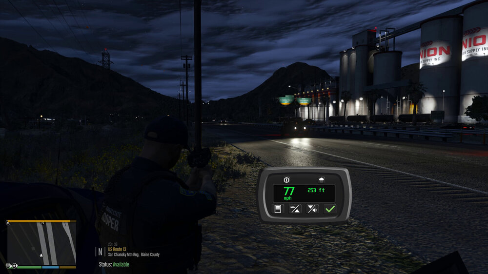 Could contain: sky, pc game, screenshot, digital compositing, video game software, mountain, outdoor, text, person