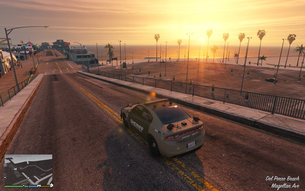 Could contain: sky, outdoor, vehicle, land vehicle, track, ground, screenshot, wheel, road, train, sunset, car, traveling, sunrise, railroad