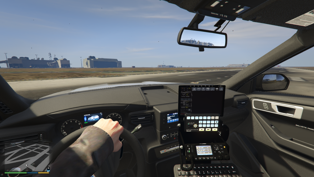 Could contain: sky, vehicle, person, transport, cockpit, windshield, pilot, car, outdoor